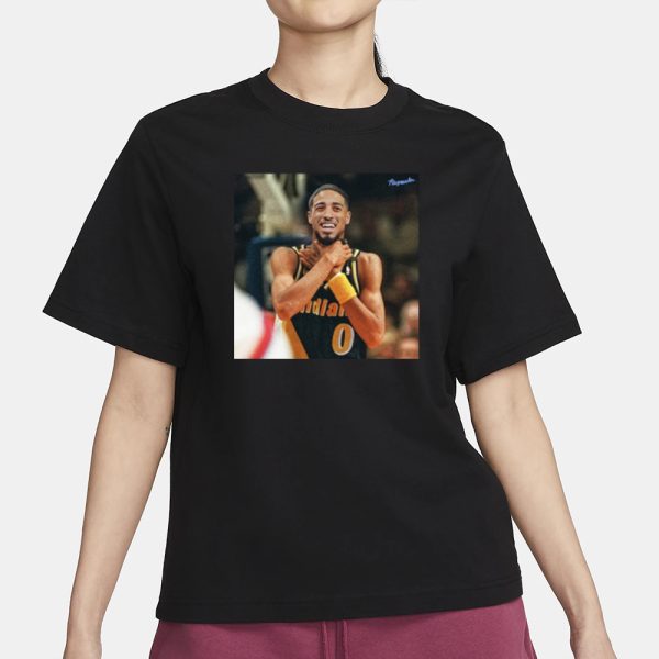 Tyrese Haliburton Choke Like Reggie Miller T-Shirt