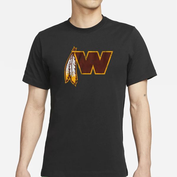 WASHINGTON FOOTBALL FEATHER T-SHIRT