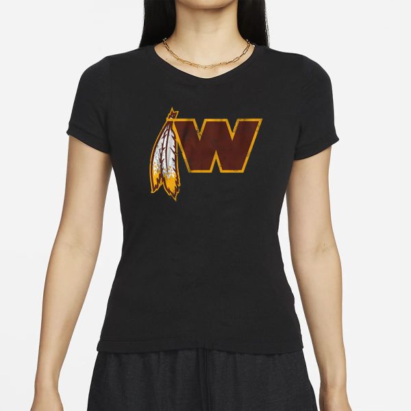 WASHINGTON FOOTBALL FEATHER T-SHIRT