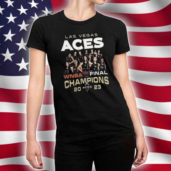 WNBA Finals Champions 2023 Las Vegas Aces Shirt