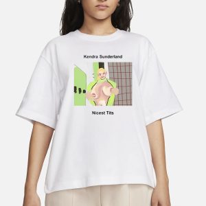 Waterdlyed Kendra Sunderland Nicest Tits T Shirt 2