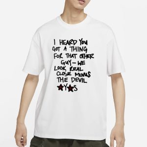 Waterparks I Heard You Got A Thing For That Other Guy We Look Real Close Minus The Devil T Shirt 1