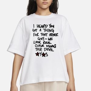 Waterparks I Heard You Got A Thing For That Other Guy We Look Real Close Minus The Devil T Shirt 2