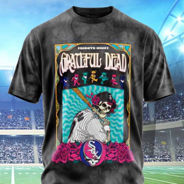 White Sox Grateful Dead Night T-Shirt 2024 Giveaway