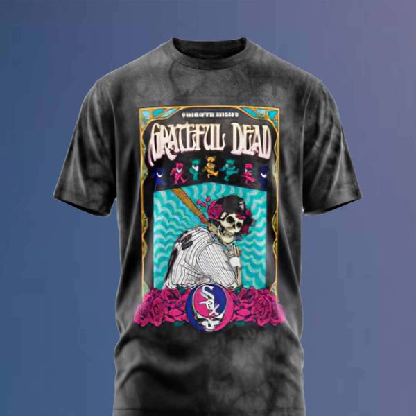 White Sox Grateful Dead Night T-Shirt 2024 Giveaway