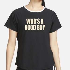 Who's A Good Boy Orange T-Shirt 1 Whos A Good Boy Orange T Shirt 2
