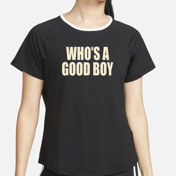 Who’s A Good Boy Orange T-Shirt