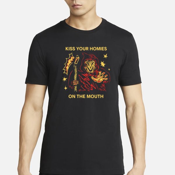 Wizard Of Barge Kiss Your Homies On The Mouth T-Shirt