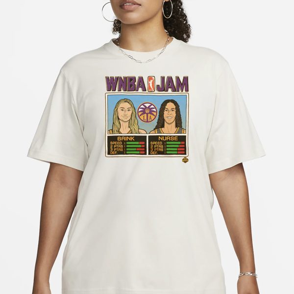 Wnba Jam Sparks Brink And Nurse T-Shirt