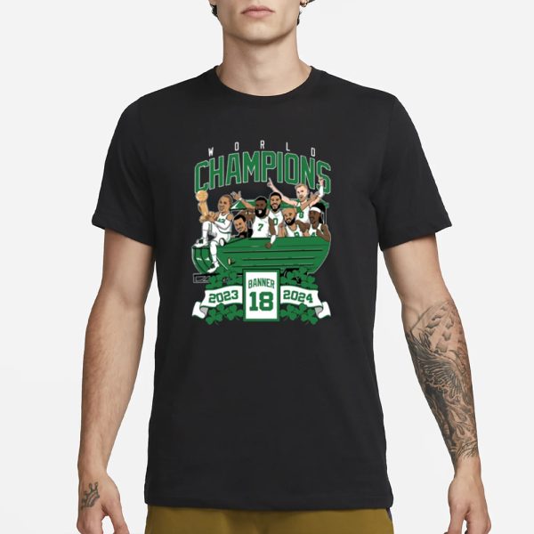 World Champion Banner 18 Duckboat 2023 2024 T-Shirt