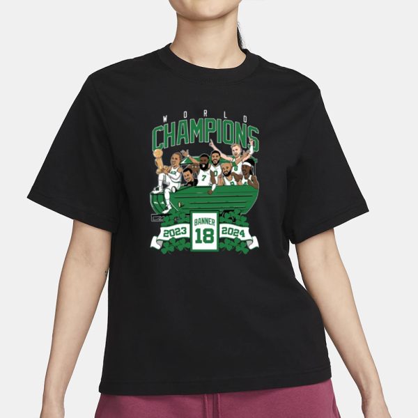 World Champion Banner 18 Duckboat 2023 2024 T-Shirt