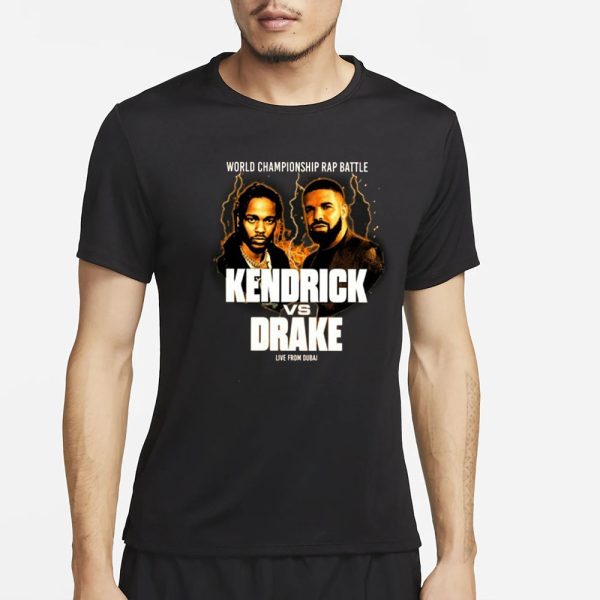 World Champion Rap Battle Kendrick Vs Drake Live From Dubai T-Shirt