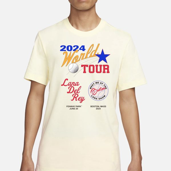 World Tour 2024 Crewneck Lana Del Rey T-Shirt