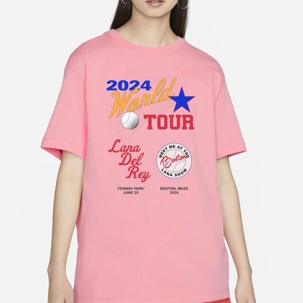 World Tour 2024 Crewneck Lana Del Rey T-Shirt