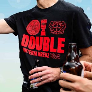 Xabi Alonso Leverkusen Double Unterm Krez 2024 T Shirt 3