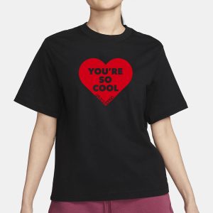 Youre So Cool Flower Face Hooded T Shirt 2