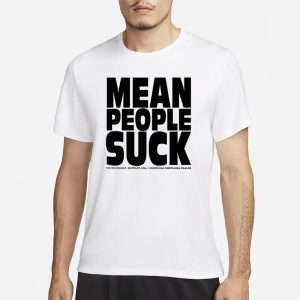 Youth Energy Designs Mean People Suck T Shirt 1