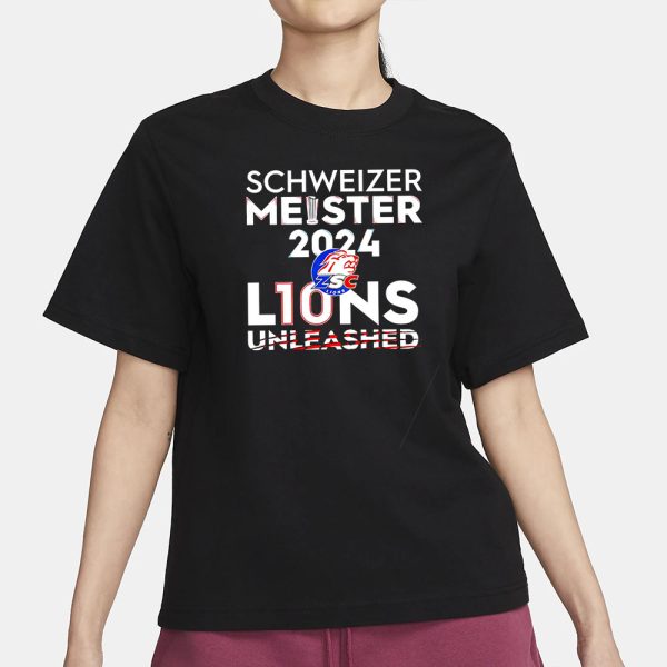 ZSC Lions Schweizer Meister 2024 L10ns Unleashed T-Shirt