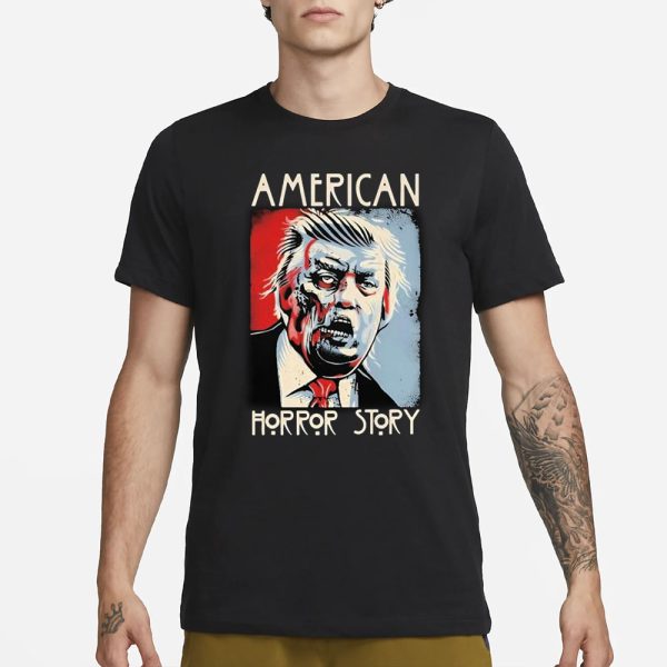 Zombie Donald Trump American President Horror Story 2024 T-Shirt