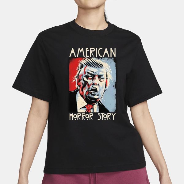 Zombie Donald Trump American President Horror Story 2024 T-Shirt