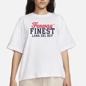 lana Delrey Boston 2024 Photo Fenway Finest Park T Shirt 2
