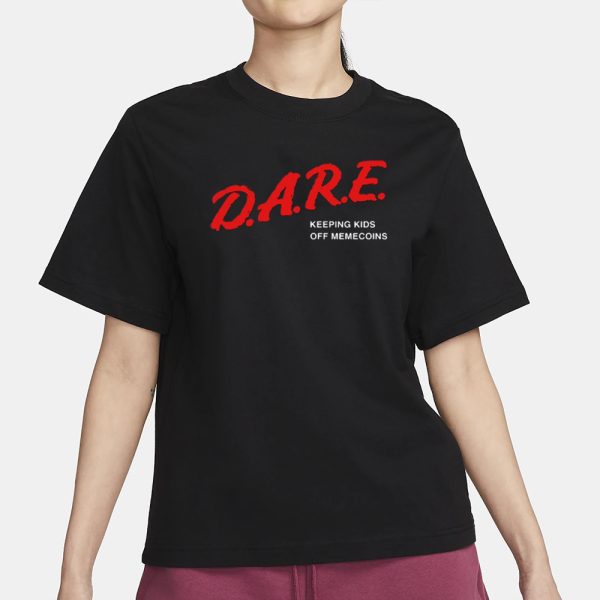 on Comer Dare Keeping Kids Off Memecoins New T-Shirt