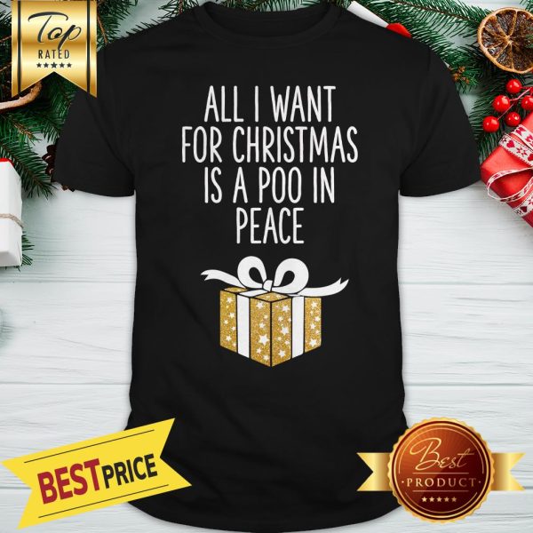 All I Want For Christmas Is A Poo In Peace Shirt