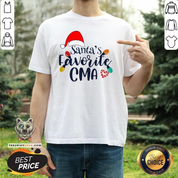 Awesome Santa’s Favorite CMA Christmas Shirt