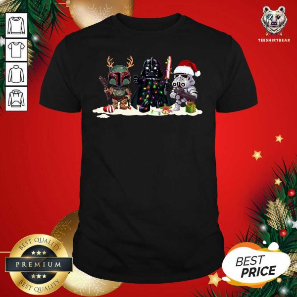 Awesome Star Wars And Mandalorian Friend Merry Christmas 2020 Shirt