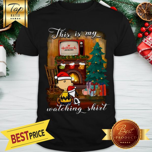 Brown Snoopy This Is My Hallmark Christmas Movie Shirt