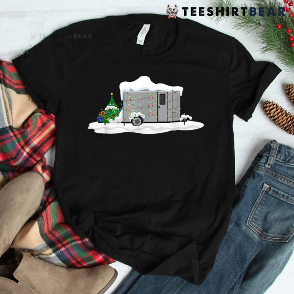 Cargo Trailer Camping Christmas Holiday Camper Shirt