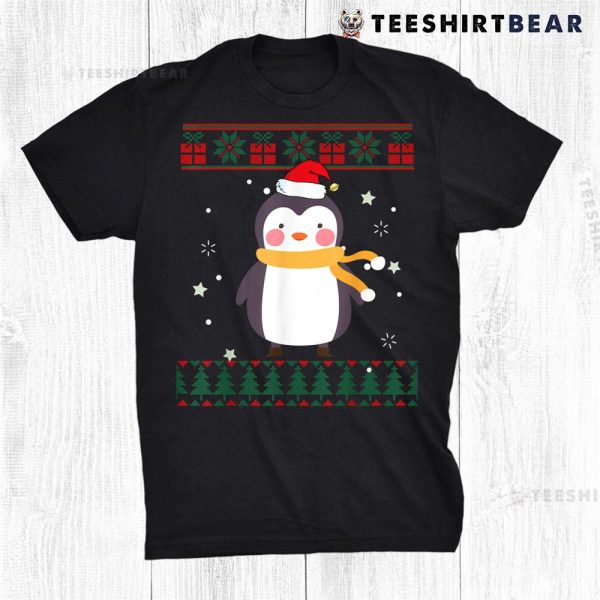 Cute Penguin Lover Xmas Funny Penguin Christmas Ugly Christmas Sweater Shirt