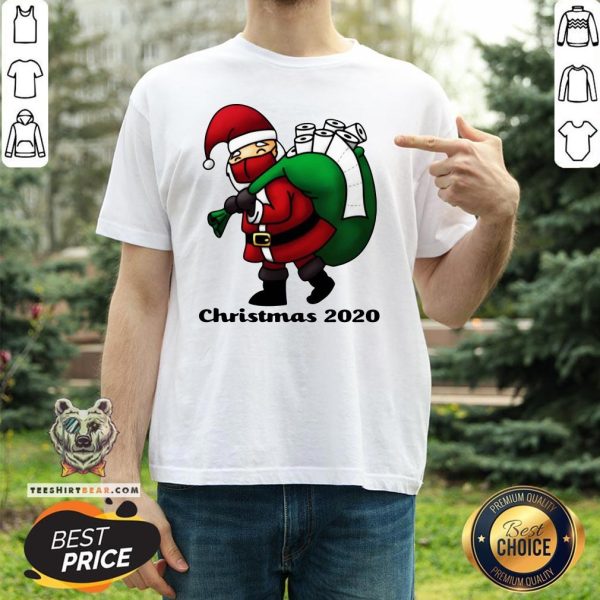 Cute Santa Christmas 2020 Toilet Paper Christmas Shirt