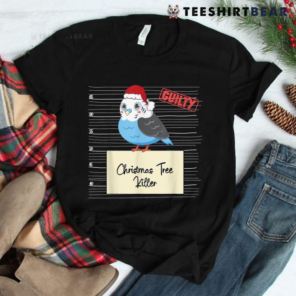 Destroyer Budgie Christmas Tree Shirt