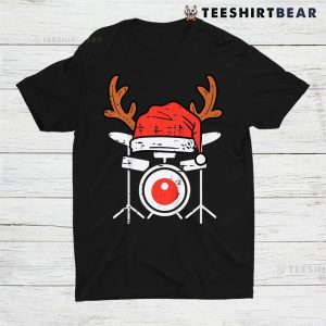 Drums Christmas Pajamas Music Instrument Band Drummer Rock Shirt