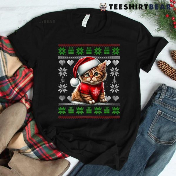 Funny Cat Christmas Shirt