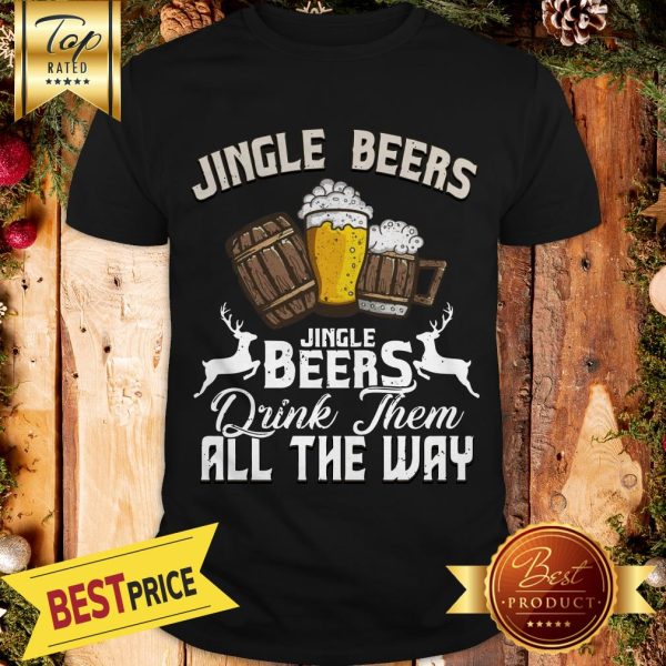 Funny Drinking Beers Christmas Shirt