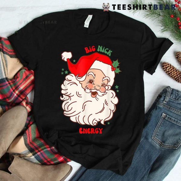 Groovy Big Nick Santa Energy Christmas Trendy Shirt