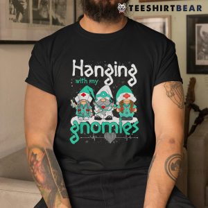 Hanging With My Dialysis Gnomes Dialysis Nurse Christmas Shirt 1