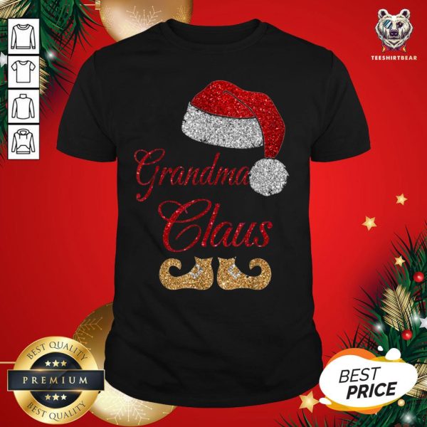 Happy Grandma Claus Christmas Shirt