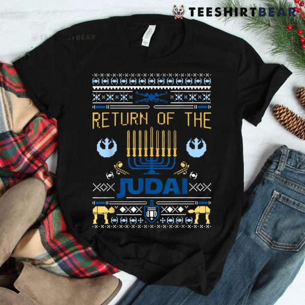 Happy Hanukkah Return Of The Judai Christmas Jewish Shirt