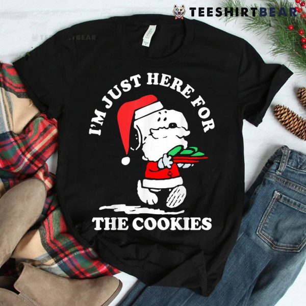 Im Just Here For The Cookies Christmas Shirt