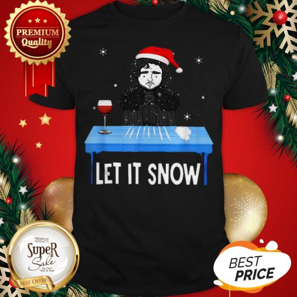 Jon Snow Let It Snow Christmas Shirt