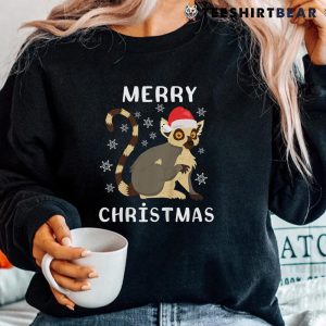 Lemur Santa Merry Christmas Lemur Shirt 2