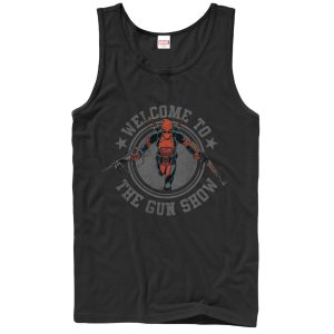 Men’s Marvel Deadpool Gun Show Tank Top
