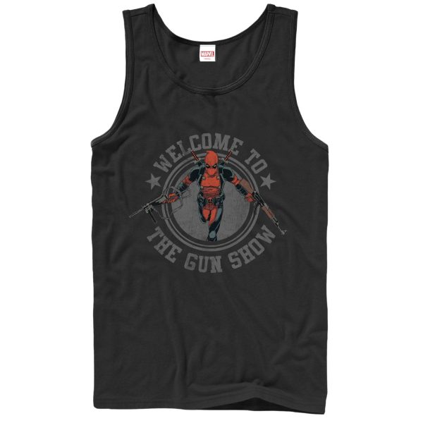 Men’s Marvel Deadpool Gun Show Tank Top