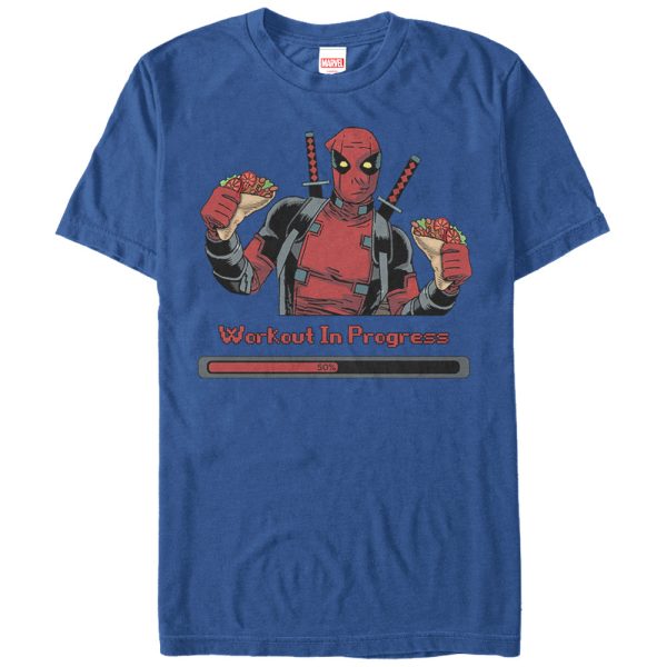 Men’s Marvel Deadpool Workout in Progress T-Shirt