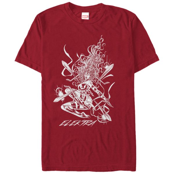 Men’s Marvel Elektra Sword T-Shirt