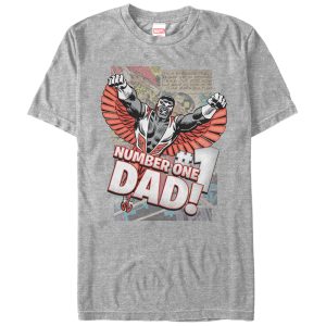 Men’s Marvel Falcon Number One Dad T-Shirt