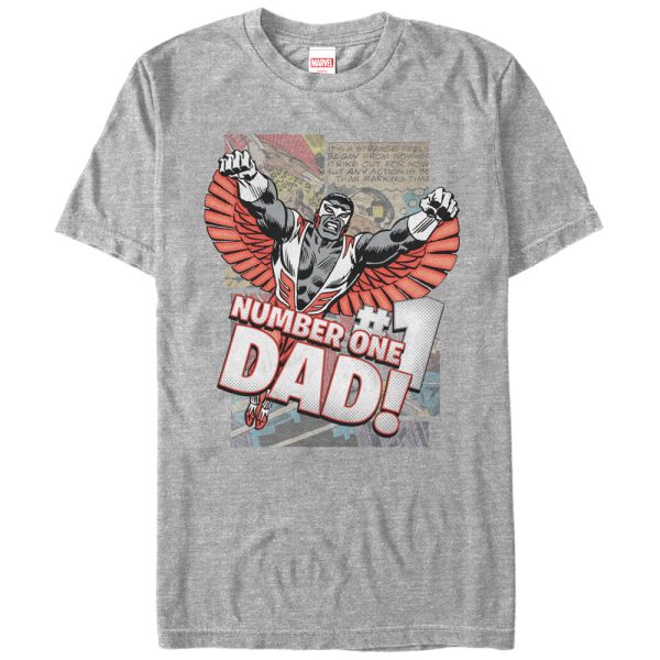 Men’s Marvel Falcon Number One Dad T-Shirt